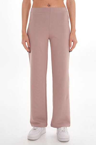 penyebizden Μπεζ Φούτερ Lycra - Βαμβακερό 2 Κλωστές