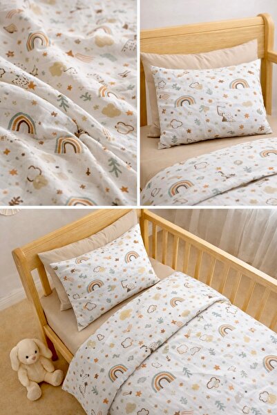 ebabynest مجموعة غطاء لحاف بودرة من سلسلة Happy Dreams