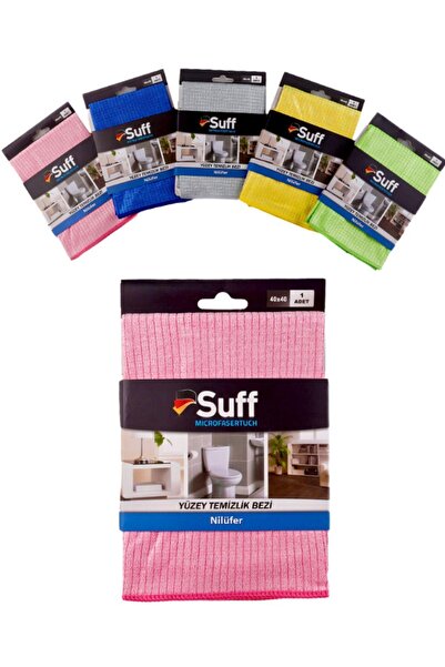 Suff Nilüfer Mikrofiber Bez / Küçük Damalı Genel Temizlik Bezi (40x40cm)