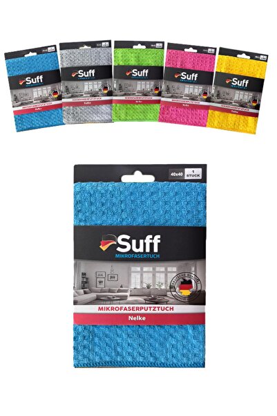 Suff Karanfil Mikrofiber Bez/ Damalı Genel Temizlik Bezi (40X40CM)