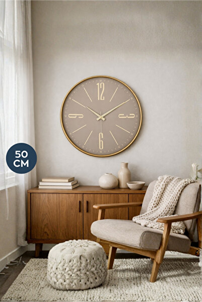 HOMİNG Brown 50 cm Duvar Saati 242389