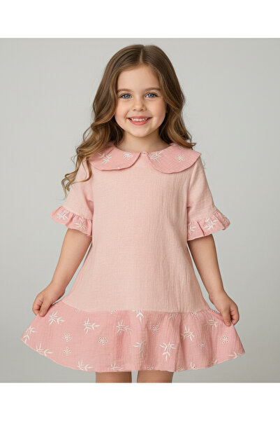 By Piera 100% organski pamuk muslin dečija haljina 0776