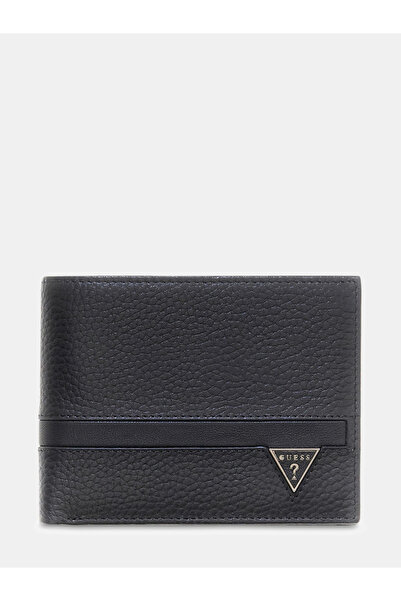 Guess Monaco Bi-Fold Medium Men's Black Wallet Smmogrlea20-Bla