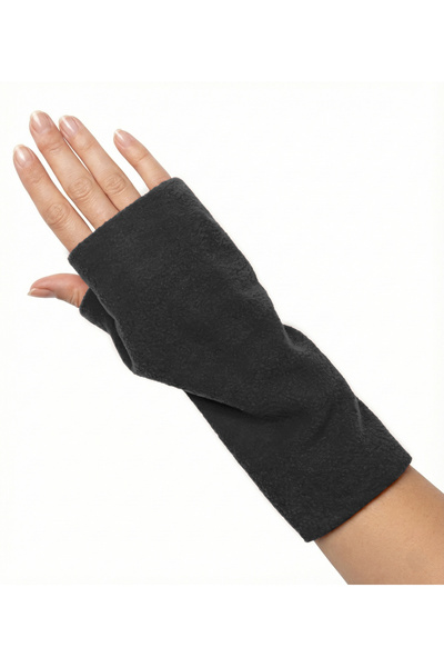 Cottonland قفازات صوف بدون أصابع للجنسين باللون الرمادي