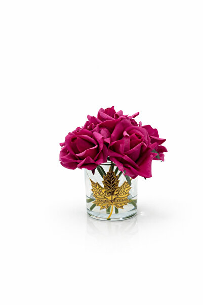 Butik Gloire Chic ıslak dokulu 6 bordo güllü oda kokusu