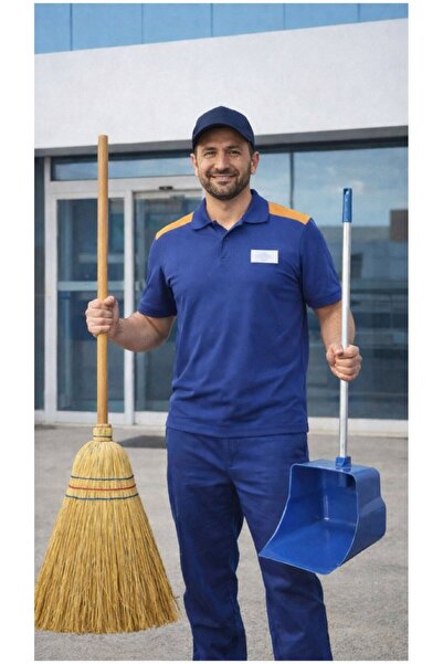 figanlar ambalaj 1. kalite Saplı Ot Süpürge Yer Fırça+endüstrüyel Çöp Faraşı ...