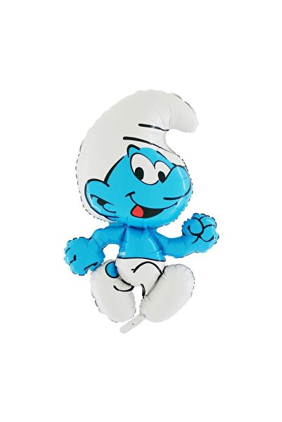 Pandoli Partidolu 35 cm Şirinler Mini SüperShape Folyo Balon