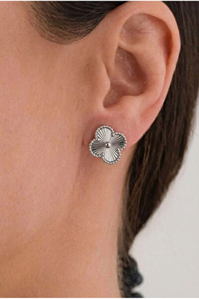 Vinces 925 Ayar Gümüş Zarif Yonca Şans Küpesi - Kararmaz Lumina-X Teknolojisi