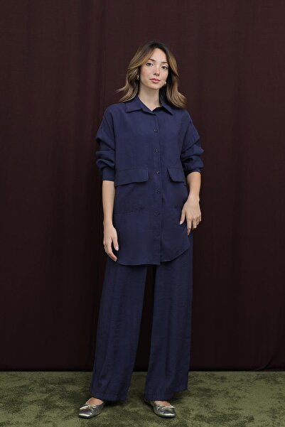 Puane Жіночий комплект з кишенями -14361TKS - NAVY