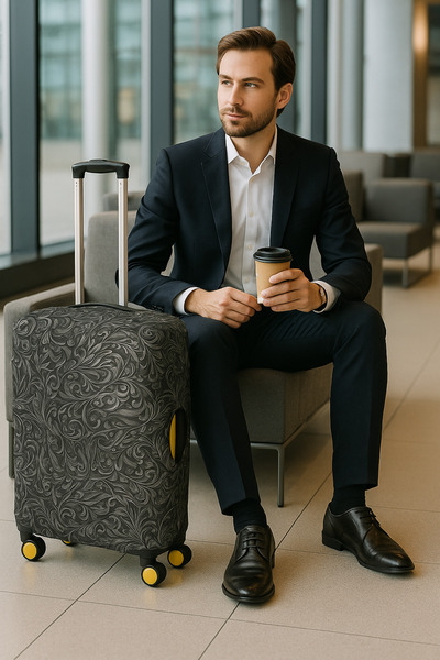 hızlıvaliz Husa pentru valiză My Saddlery Protector pentru valiză (CICEK DESEN)