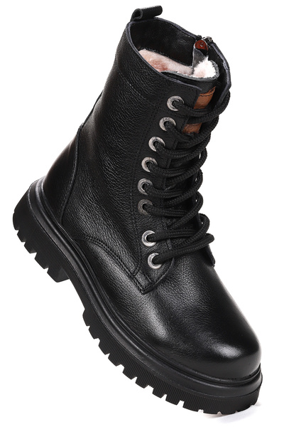 Kiko Kids Tife 100% кожени ботуши с цип за момичета