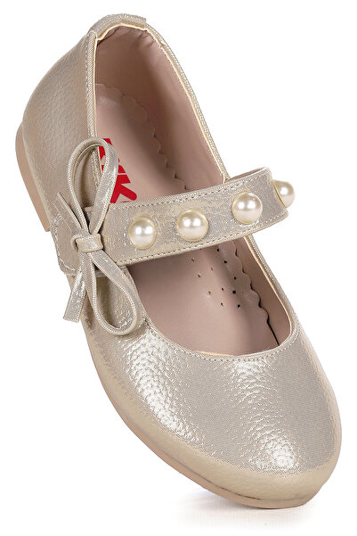 Kiko Kids Bareti Vakko Pearl Daily Velcro Pantofi de balerină pentru fete