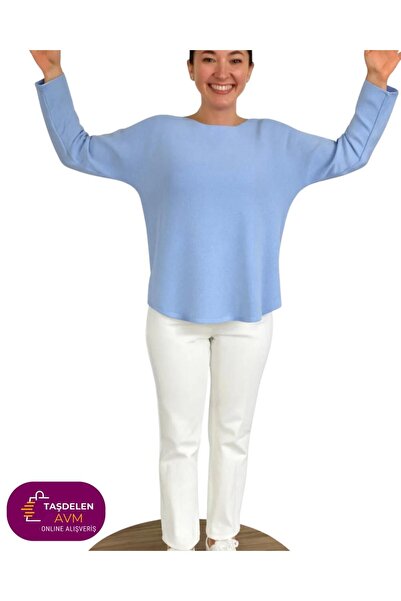 TAŞDELEN AVM Ιταλικό πουλόβερ ανγκόρα με απαλή υφή, ελαφρύ, άνετο, με λαιμόκο...