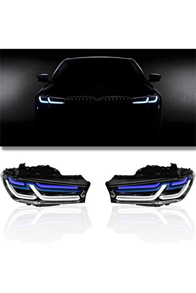 autogp Bmw g30 ön far lambası ledli lci görünüm dönüşüm farı 2017 / 2020