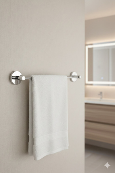 Aktel Banyo Krom Uzun Havluluk