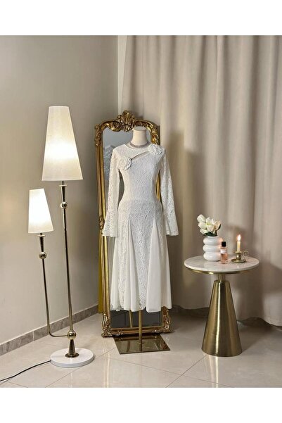 vanus fashion 5937 -فستان ميدي (لونين)