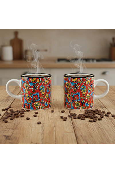 rgs seramik Set of 2 Handmade Ceramic Mugs, Ceramic Coffee, Espresso and Tea ...