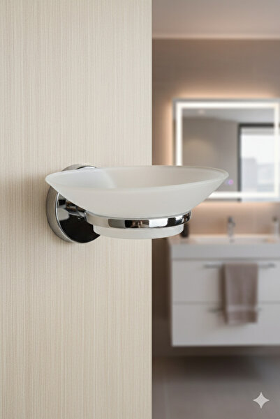 Aktel Banyo Krom Sabunluk Katı Sabun Tutucu