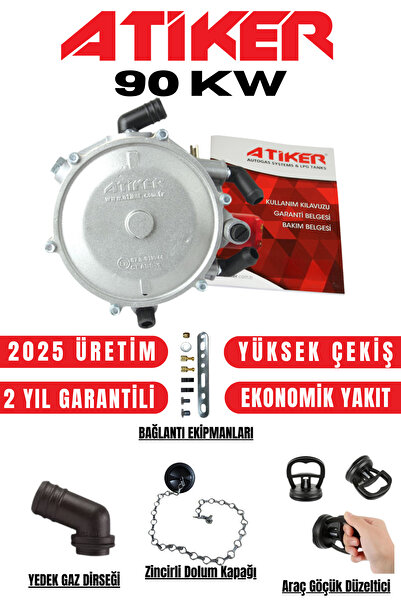 ATİKER Karbüratörlü Regülatör Yeni Üretim 90 Kw