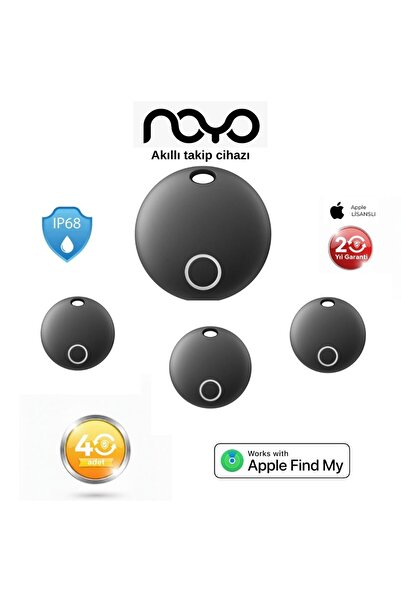 NOYO Akıllı Takip Cihazı HB02 (İOS Uyumlu) MFİ SETİFİKALI (4 ADET)