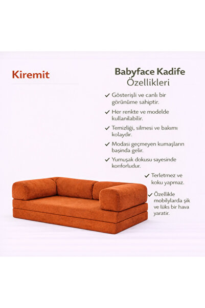 puffiber Kadife Kumaş Kanepe|Babyface Kadife|Modern Tasarım,Konforlu ve Dayan...
