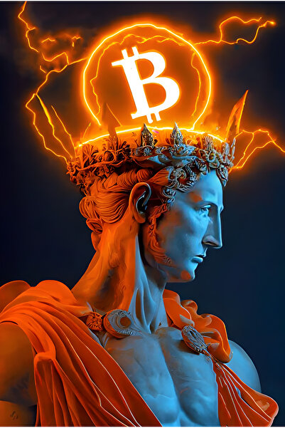 Nivendi Bitcoin Kumaş Duvar Örtüsü Ev Dekorasyon Duvar Halısı Tapestry