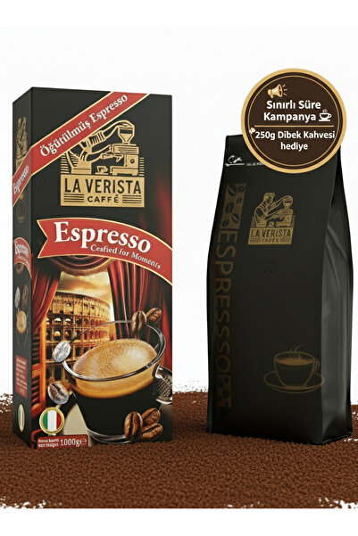 LA VERISTA Öğütülmüş Espresso kahve 1000G