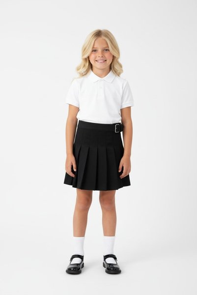 SeaBubbles Pleated School Skirt
