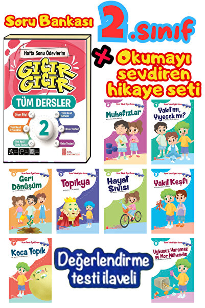 Ata Yayıncılık 2. Sınıf Gıcır Gıcır Soru Ve Tüm Dersler 2. Sınıf okuma seti