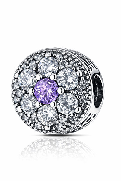 Mimozaavm Bileklik Uyumlu Beni Unutma Charm Gümüş Kaplama Çiçek Figürlü Bilek...