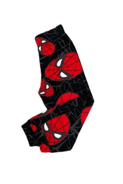 byalisdmr Spider-Man Patterned 100% Cotton Interlock Fabric Long Sleeve Boys' Pajama Set