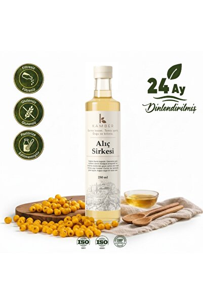 KAMBER SİRKE Sarı Alıç Sirkesi - 24 ay dinlendirilmiş - 250 ML