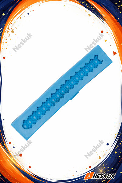 Neskuk Stone Ornament Silicone Mold Fondant Mold Dough Shaper