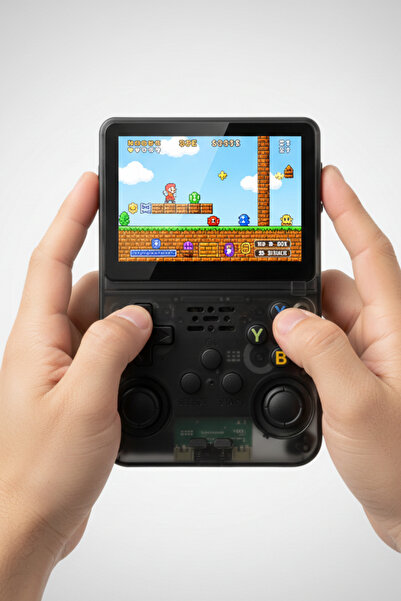 yusa stores R36S Pro Açık Kaynak Retro El Oyun Konsolu 64GB 15.000+ Oyunlu Ta...