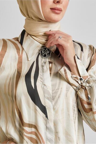 Alvina Long Satin Tunic 45457