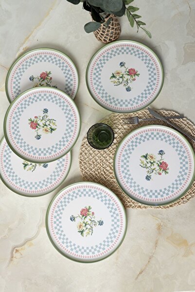 Keramika طبق تقديم روز لاين نورديك 28 سم 6 قطع 22911