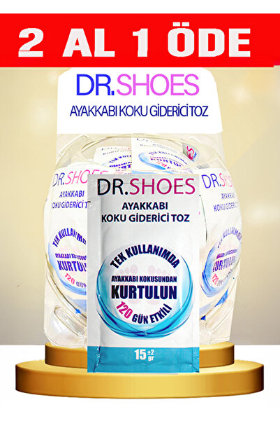 DR. SHOES 5 Adet Ayak Koku Giderici - Ayakkabı Koku Giderici Toz 120 Gün Etki...