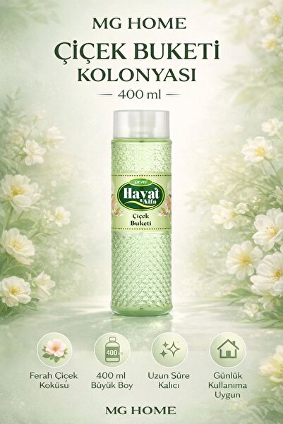 VENON 🌼🍀400 ML ÇİÇEK BUKETİ KOLONYASI HAYAT ALFA KOLONYASI BAYRAM KOLONYASI