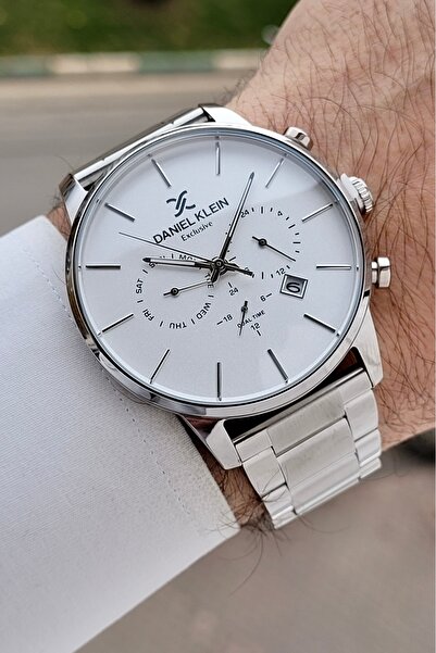 Daniel Klein 45 mm Gauges Active Men's Wristwatch with Gray Color Adjustable ...