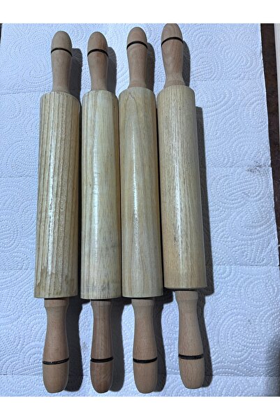 Pensan Ahşap Vernikli Sabit Kulp Merdane 47 cm Dışbudak