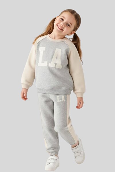 wakawakakidsstore Σετ φόρμας για αγόρι με εμπριμέ φράχτη μπροστά