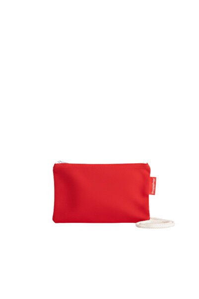 Baghashtag Kırmızı Clutch Bez Çanta