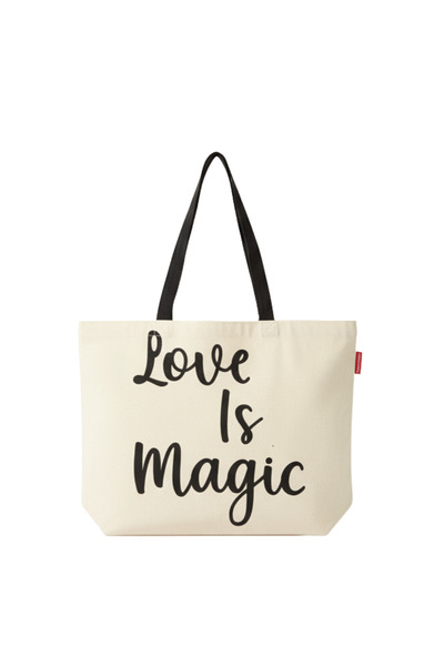 Baghashtag Love Is Magic Baskılı Kalın Kanvas Kumaş