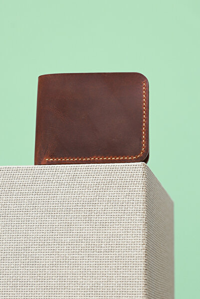 FocusDeri محفظة رجالية كلاسيكية مصنوعة يدويًا من الجمل