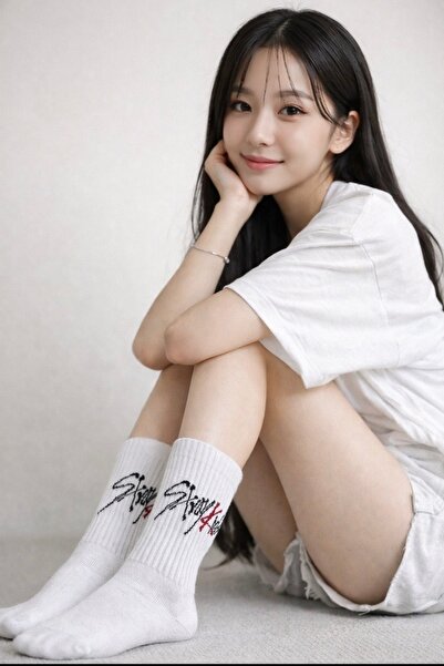 çorapdunyam Unisex Stray Kids Cheerful College Tennis Socks