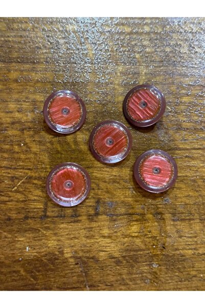 Gönülden Tasarım 5-HOLE DESIGN BUTTON HOBBY SEWING ACCESSORY BLACK AND WHITE