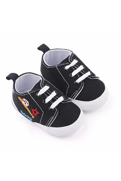 Superbaby Black sneakers for babies - Good mood