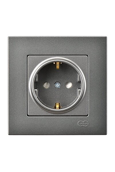 Günsan Elektrik Günsan Eqona Füme Çocuk Korumalı Topraklı Priz