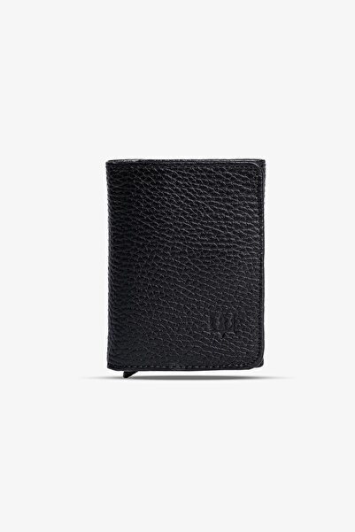 Getto Deri Vibe Mekanizmalı Hakiki Deri Cüzdan Kişiye Özel İsim Baskılı Cüzdan