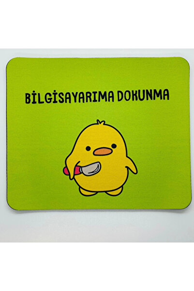 Duxy Sevimli Civciv Mouse Pad, 21x17 cm, Kaymaz Taban, Ev, Ofis ve Oyun için ...